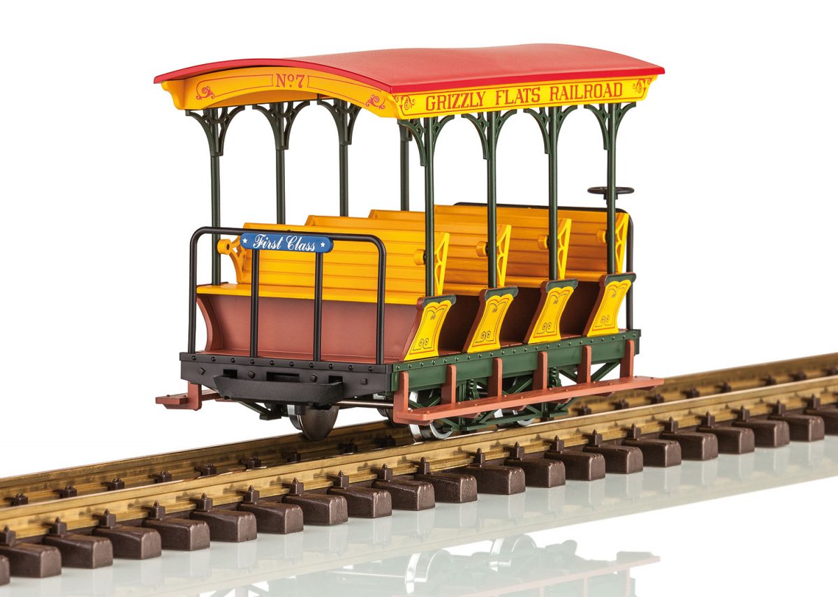 LGB30431 GRIZZLY FLATS PASSENGER CAR Upland Trains