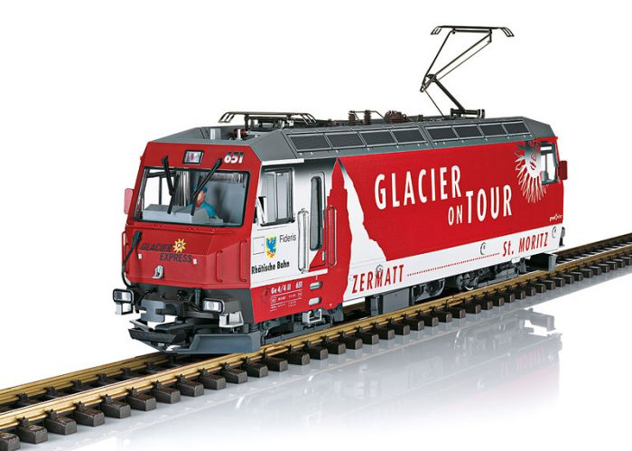 LGB #21428 RhB Electric Locomotive Glacier on Tour