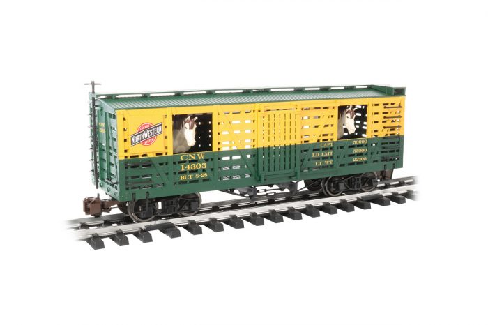 BACHMANN #98705 HORSE ANIMATED C&NW STOCK CAR