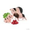 SCHLEICH #42422 MINIATURE PIG AND PIGLETS SET W/ FOOD