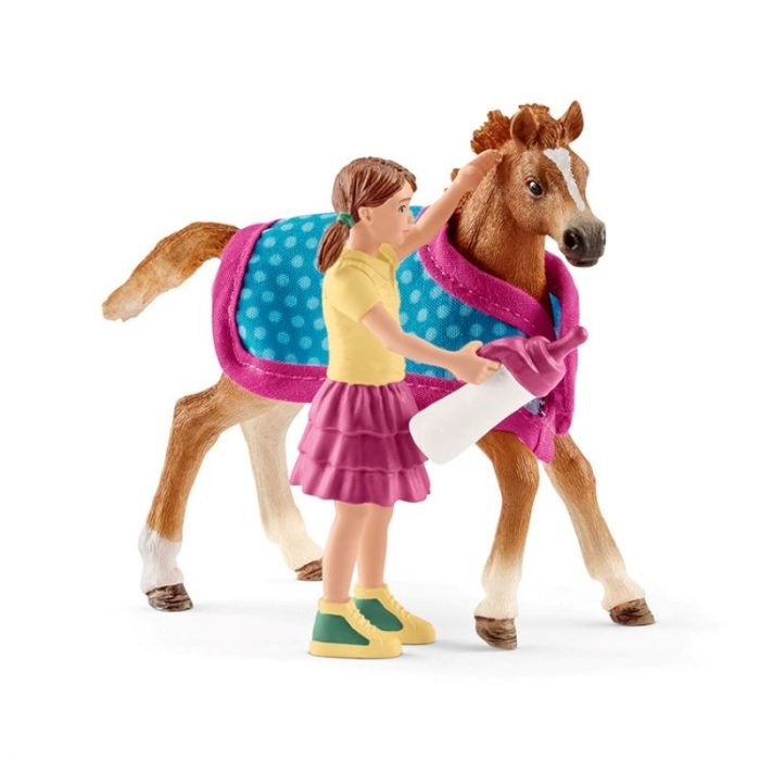 SCHLEICH #42361 FOAL W/ GIRL