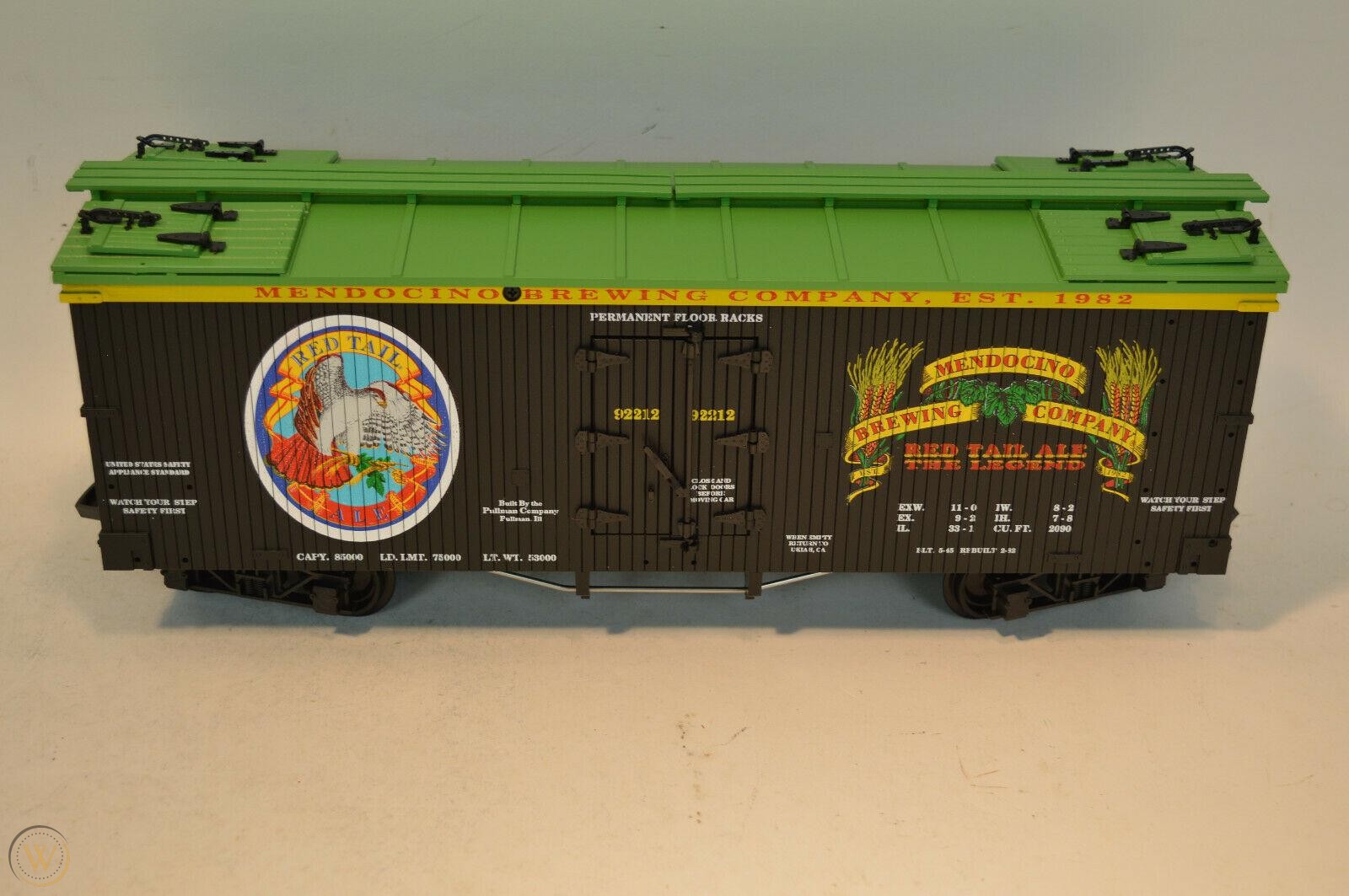 USA Trains TS16008 Mendocino Brewing Company Red Tail Ale Refrigerator Car Ln/bx for sale online 