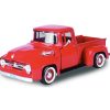MMAX #73235AC FORD 1956 F-100 TRUCK RED