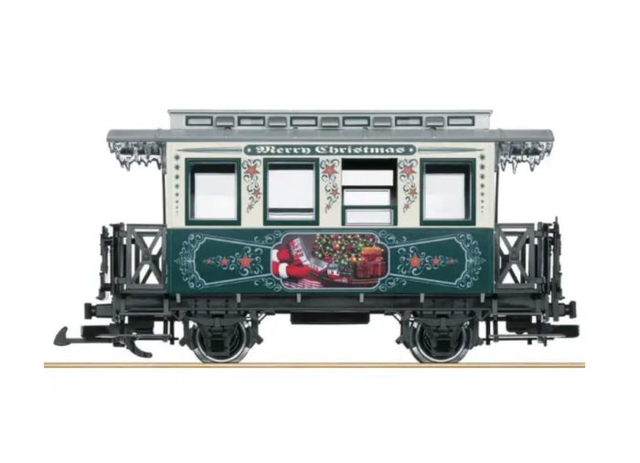 LGB#36923 CHRISTMAS PASSENGER CAR 2023 (GREEN)