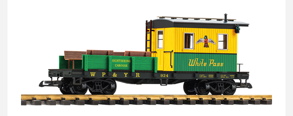 PIKO #38990 D&RGW SIGHTSEEING CABOOSE