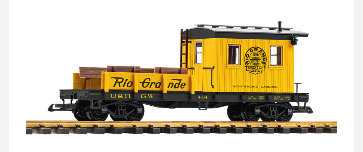 PIKO #38987 D&RGW Sightseeing Caboose