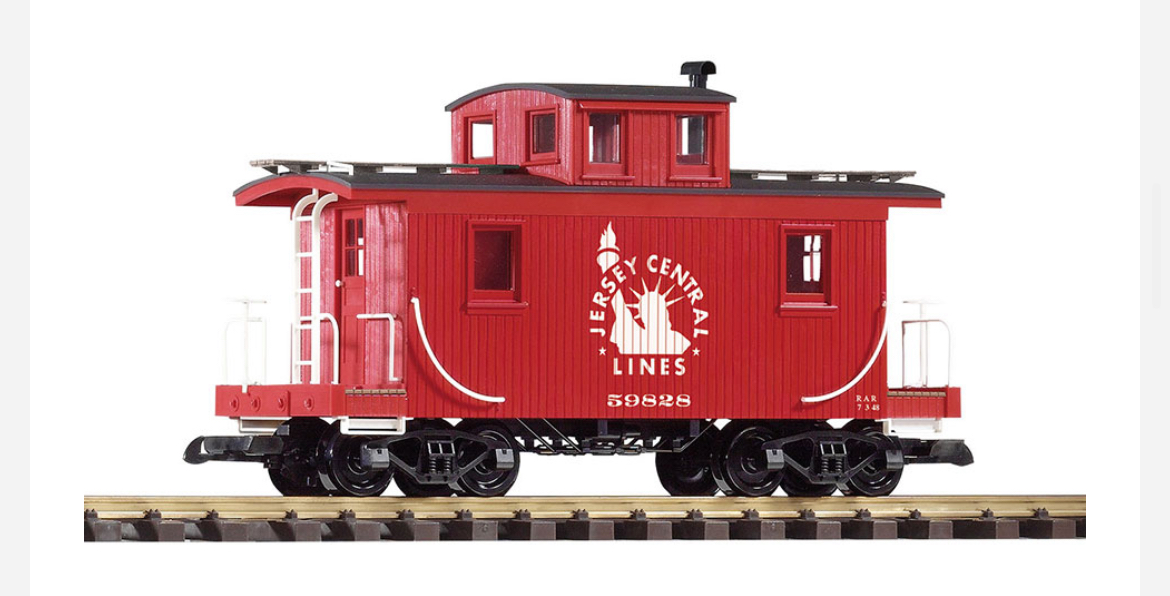 PIKO #38995 CNJ Wood Caboose