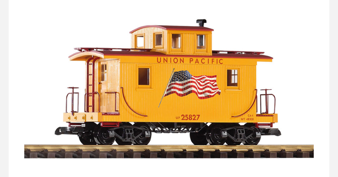 PIKO #38994 UP FLAG Wood Caboose