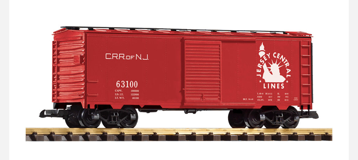 PIKO #38998 CNJ STEEL BOXCAR